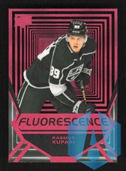 2021-22 Upper Deck Fluorescence Red #FL-47 Rasmus Kupari Los Angeles Kings